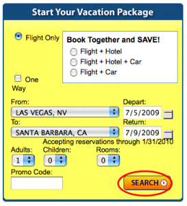 User Guide for a Flexible Dates Search on Allegiant Air