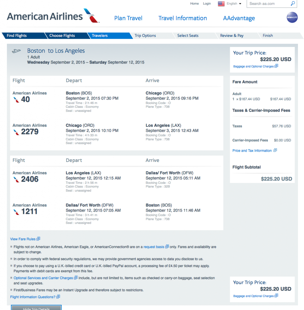 Boston to Los Angeles $226 Round-Trip for Labor Day Travel