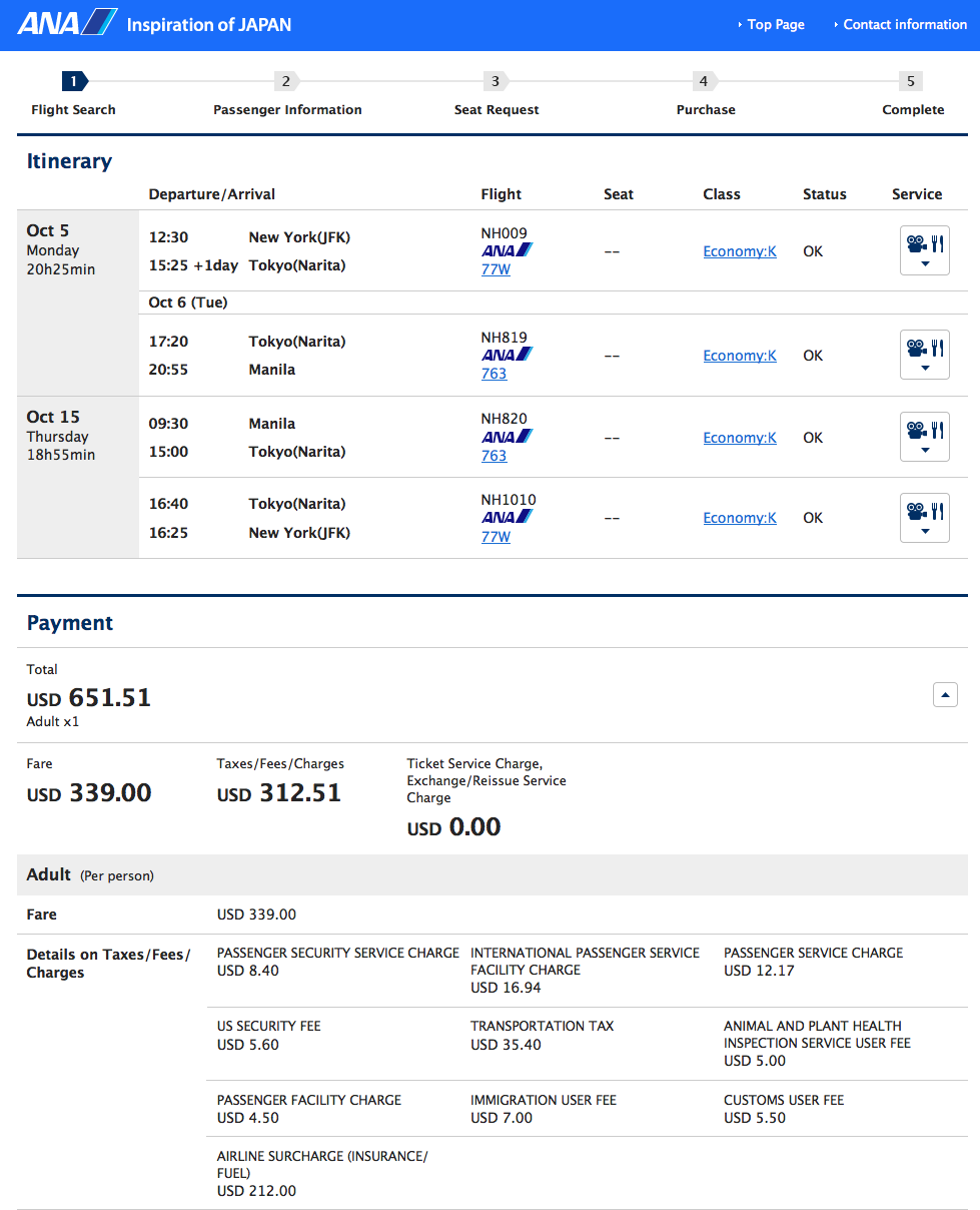 New York to Manila $652 Round-Trip for Fall Travel