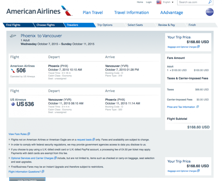 Phoenix to Vancouver $169 Round-Trip, Nonstop, for October Travel