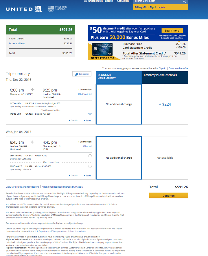 Charlotte to London $591 Round-Trip for Holiday Travel