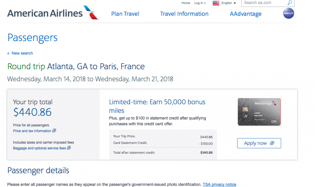 Atlanta to Paris 441 RoundTrip for Winter Travel