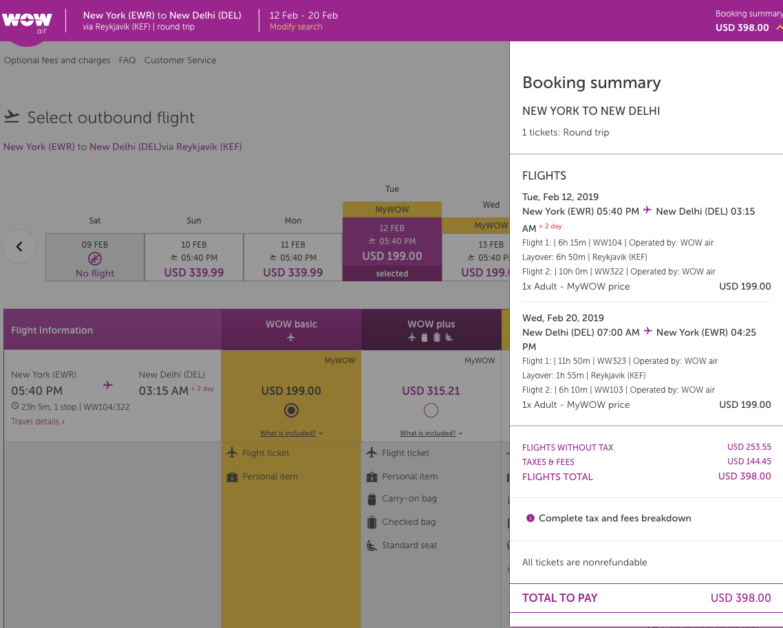 Montreal - New Delhi $574 CAD Roundtrip on WOW Air with Promo Code