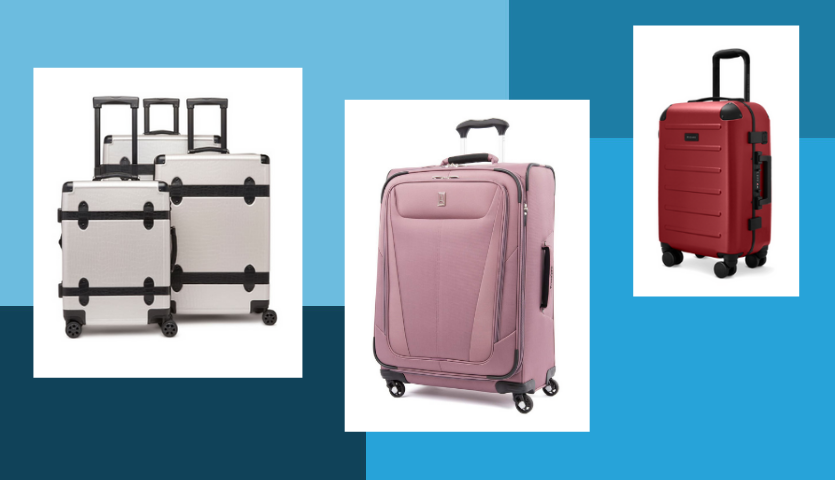 best soft checked luggage