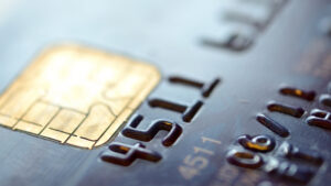 Chip Credit Card Close Up